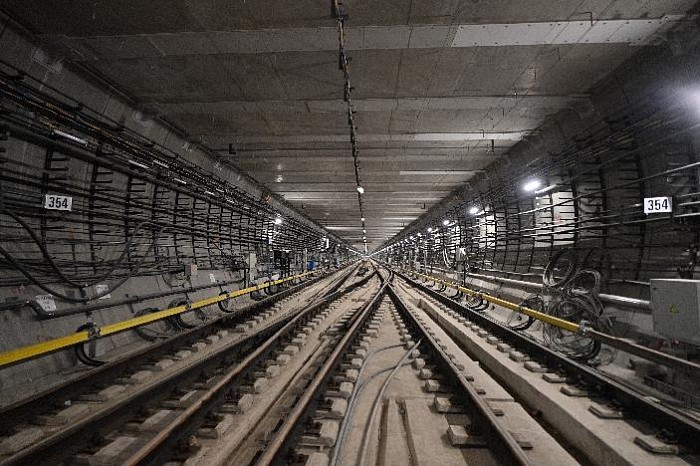 На восточном участке Большой кольцевой линии метро уложено более 21 000 метров пути